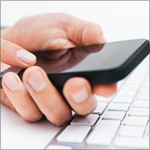 using a mobile phone image