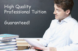 Teacher and Blackboard Image